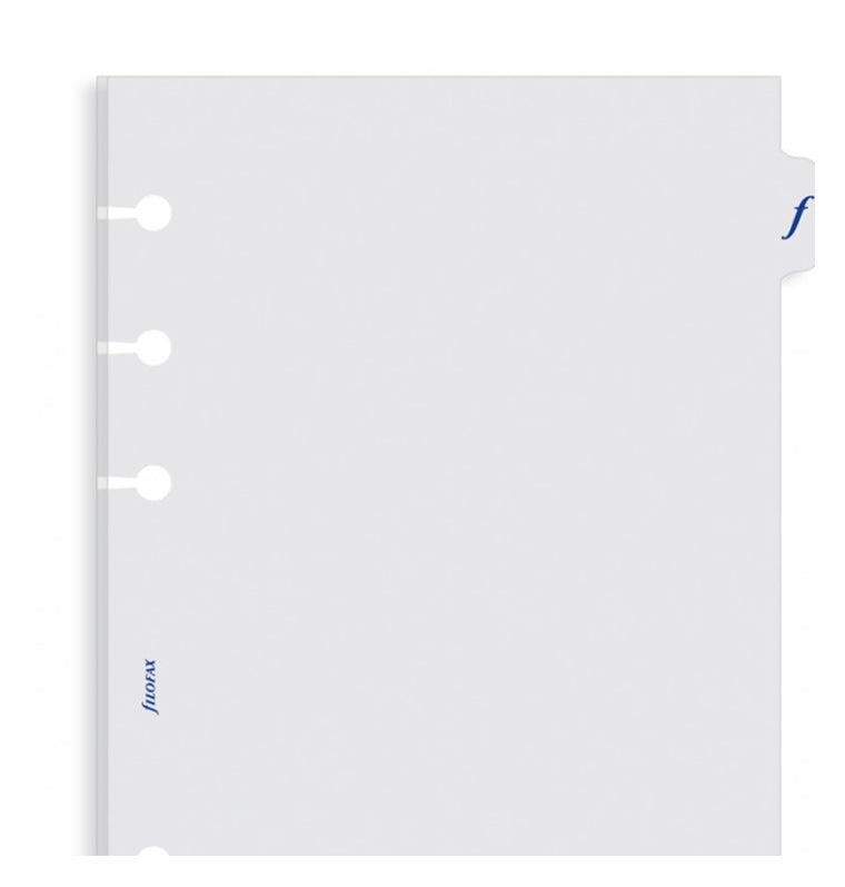 Transparent Flyleaf With Tab - Personal