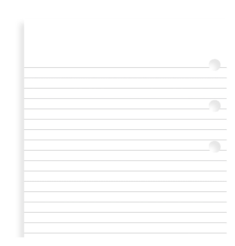 White Ruled Notepaper Value Pack - Personal